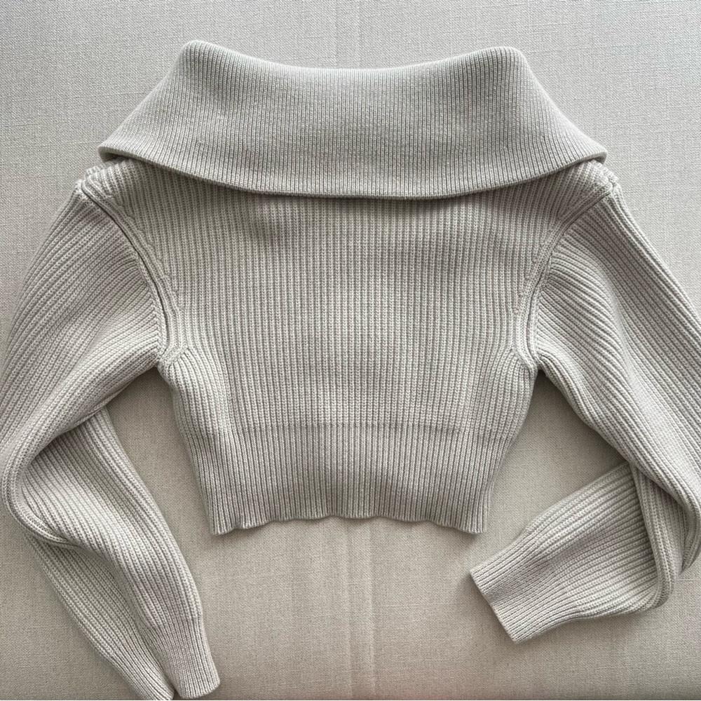 JACQUEMUS Grey 'La Maille Risoul' Sweater - Picture 9 of 14